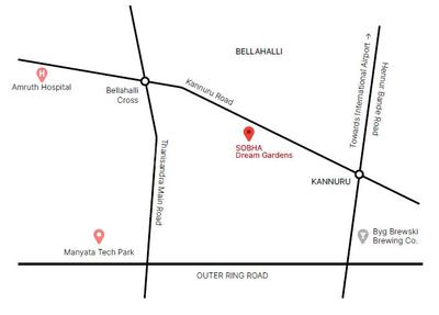 Sobha Dream Gardens Images for Location Plan of Sobha Dream Gardens 4