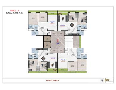 Project Image of 668.44 - 861.01 Sq.ft 2 BHK Apartment for buy in Yashvi Family