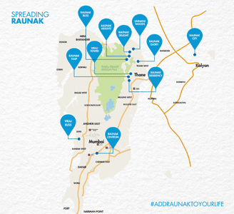 Project Image of 370.0 - 425.0 Sq.ft 1 BHK Apartment for buy in Raunak Bliss Phase A
