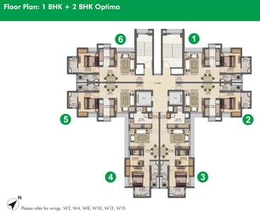 Project Image of 550 Sq.ft 1 BHK Apartment / Flat for sale in Kolshet for Rs. 7199999