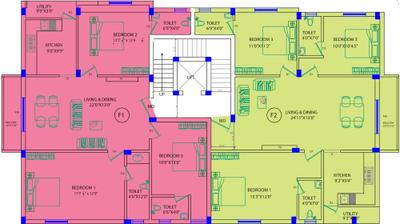 Project Image of 1517.0 - 1551.0 Sq.ft 3 BHK Apartment for buy in Traventure Corner Stone