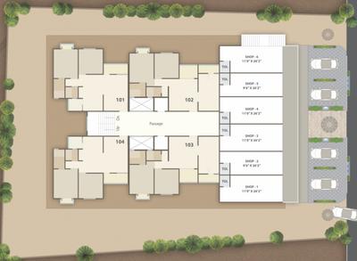 Project Image of 675.0 - 885.0 Sq.ft 2 BHK Apartment for buy in Shree Balaji Sparsh Residency