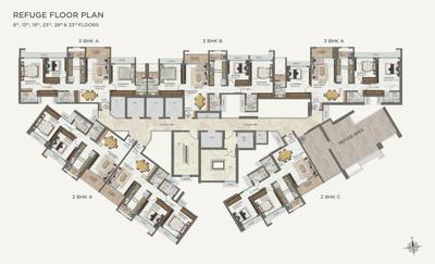 Project Image of 632.71 - 852.87 Sq.ft 2 BHK Apartment for buy in Rainbow Life