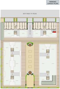 Project Image of 838.72 - 880.49 Sq.ft 3 BHK Apartment for buy in Anay Paras Residency