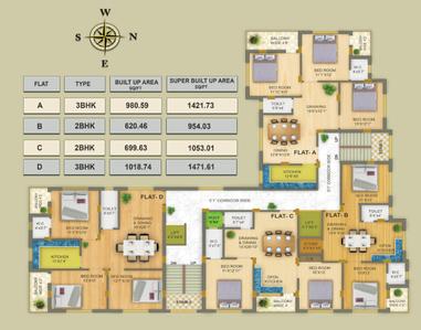Project Image of 954.03 - 1471.61 Sq.ft 2 BHK Apartment for buy in Maxiple Apsara