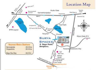Project Image of 1030.0 - 1630.0 Sq.ft 2 BHK Apartment for buy in Surya Spaces