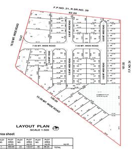 Rakeshbhai Bijal Park Layout Plan 1