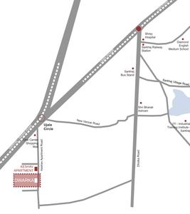 Mipadh Dwarka Location Plan 1