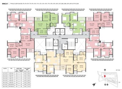 Project Image of 723.0 - 1021.0 Sq.ft 2 BHK Apartment for buy in Gini Vivante Phase 02