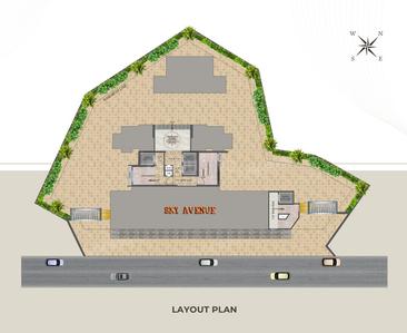Shree Balaji Sky Avenue Layout Plan 1