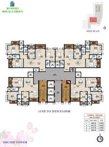 Project Image of 1557.0 - 2533.0 Sq.ft 2 BHK Apartment for buy in Mandavi Royal Garden