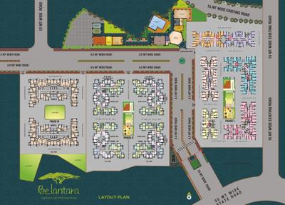 Project Image of 406.88 - 736.36 Sq.ft 1 BHK Apartment for buy in Today Belantara Phase III