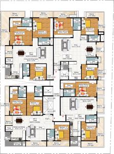 Project Image of 1591.0 - 2268.0 Sq.ft 2 BHK Apartment for buy in Rajarajeshware Prashanti Balu Enclave
