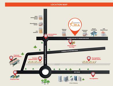 Project Image of 1008.0 - 1028.0 Sq.ft 2 BHK Apartment for buy in Casagrand Aria