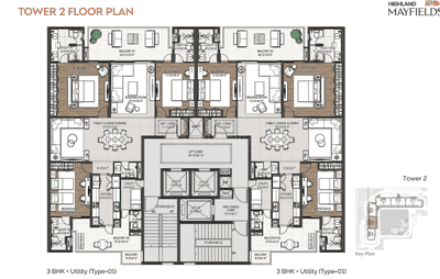 Project Image of 0.0 - 2770.0 Sq.ft 3 BHK Apartment for buy in Highland Mayfields