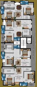 Project Image of 853.0 - 939.0 Sq.ft 2 BHK Apartment for buy in Four Zelda Square