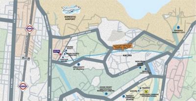 Shreenathji Kolina Apartment Images for Location Plan of Shreenathji Kolina Apartment 1