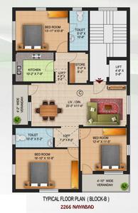 Project Image of 910.0 - 2016.0 Sq.ft 2 BHK Apartment for buy in Lake Oasis