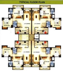 Pal Heramb Heramb Cluster Plan from ground to 4th Floor 1