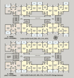 Project Image of 685.0 - 703.0 Sq.ft 1 BHK Apartment for buy in Suyash Gokul