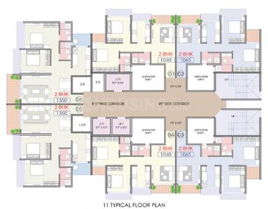 Project Image of 532.17 - 806.55 Sq.ft 2 BHK Apartment for buy in Span Empress