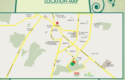 RAS Residency Images for Location Plan of RAS Ras Residency 3