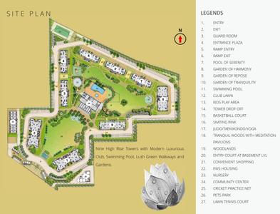 Project Image of 1590 Sq.ft 3 BHK Apartment / Flat for sale in Sector 109 for Rs. 22500000