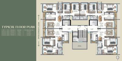 Project Image of 705.0 - 1899.0 Sq.ft 2 BHK Apartment for buy in H Rishabraj Mangal Varsha
