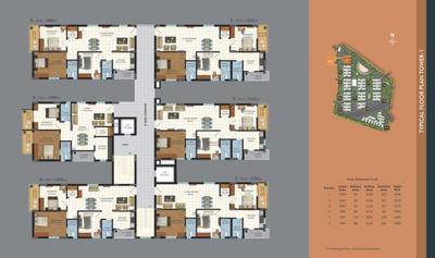 Project Image of 1165.0 - 2165.0 Sq.ft 2 BHK Apartment for buy in Vasavi Sri Nilayam