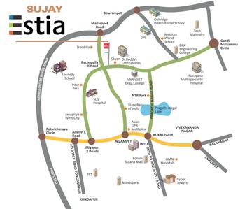 Project Image of 1233.0 - 1678.0 Sq.ft 2 BHK Apartment for buy in Sujay Estia
