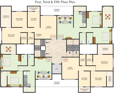 Project Image of 484.0 - 551.0 Sq.ft 2 BHK Apartment for buy in Jhamtani Ace KK Anand