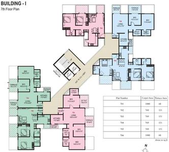 Project Image of 1302 Sq.ft 3 BHK Apartment / Flat for sale in Wakad for Rs. 12912322