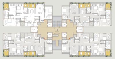 Project Image of 2800 Sq.ft 4 BHK Apartment / Flat for sale in Shilaj for Rs. 26200000