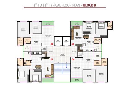 Project Image of 630.33 - 858.64 Sq.ft 2 BHK Apartment for buy in Ved Vedant Antilia
