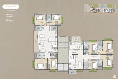 Project Image of 1418.0 - 2009.0 Sq.ft 4 BHK Apartment for buy in Courtyard Bellagio