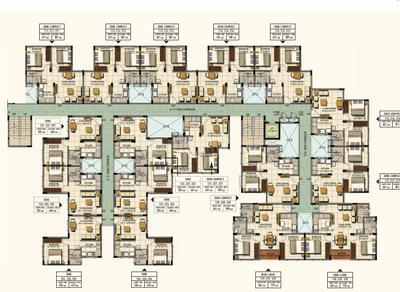 Project Image of 353.59 - 561.55 Sq.ft 1 BHK Apartment for buy in Akshaya Mann Vasanai