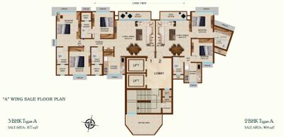 Project Image of 681.0 - 1177.0 Sq.ft 2 BHK Apartment for buy in Heritage Lakeside