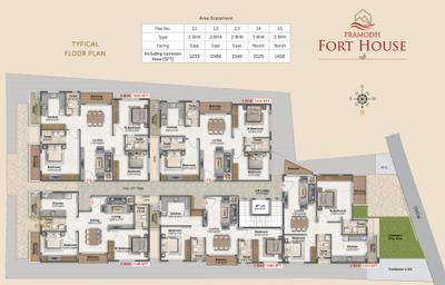 Project Image of 1088.0 - 1525.0 Sq.ft 2 BHK Apartment for buy in Pramodh Fort House