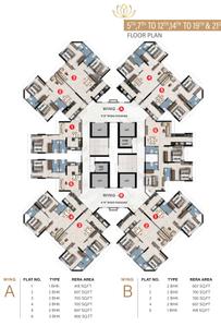 Project Image of 418.0 - 900.0 Sq.ft 1 BHK Apartment for buy in SD Crown