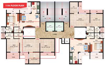 Project Image of 151.0 - 443.0 Sq.ft 1 BHK Apartment for buy in Shree Raj Uma Imperial