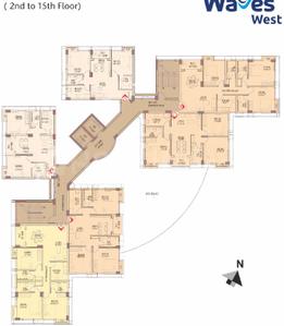 Project Image of 620.97 - 966.38 Sq.ft 2 BHK Apartment for buy in Natural Aqua Waves West