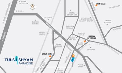 Project Image of 0.0 - 527.75 Sq.ft 2 BHK Apartment for buy in Tulsi Shyam Paradise