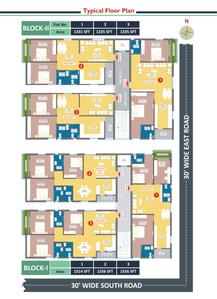 Project Image of 1235.0 - 1556.0 Sq.ft 2 BHK Apartment for buy in Thimu Lake Ridge