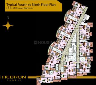 Project Image of 1059.0 - 1827.0 Sq.ft 2 BHK Apartment for buy in Hebron Tower 9