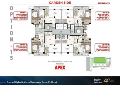 Project Image of 2300.0 - 2800.0 Sq.ft 3 BHK Apartment for buy in STJ The Pinnacle