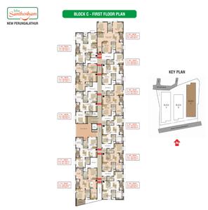 Project Image of 566.0 - 930.0 Sq.ft 2 BHK Apartment for buy in Isha Santhosham