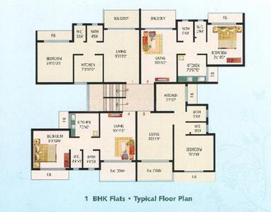 Project Image of 545.0 - 625.0 Sq.ft 1 BHK Apartment for buy in Space India Jeevan Niketan