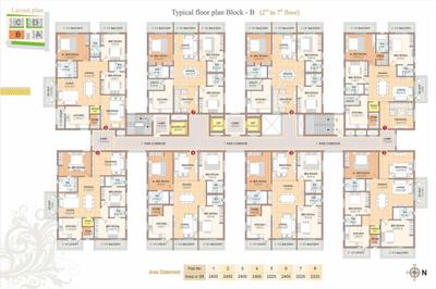 Project Image of 1854.94 - 2525.0 Sq.ft 3 BHK Apartment for buy in Creative Udaya Creative