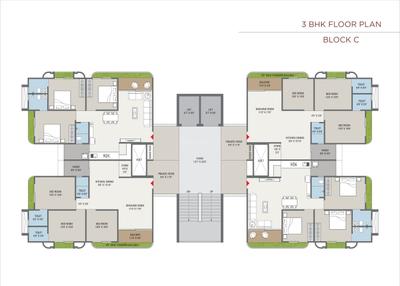 Project Image of 1620.0 - 1944.0 Sq.ft 2 BHK Apartment for buy in Revanta Fortune 3