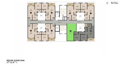 Project Image of 372.43 - 649.39 Sq.ft 1 BHK Apartment for buy in Privilege Hills C and D Building
